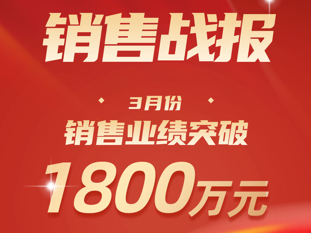 喜报，常州润凯干燥三月份销售业绩破千万大关