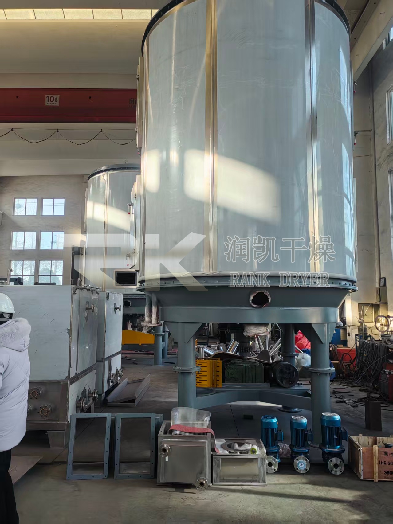 大型2200×14层盘式干燥机已制作完毕，即将发往俄罗斯